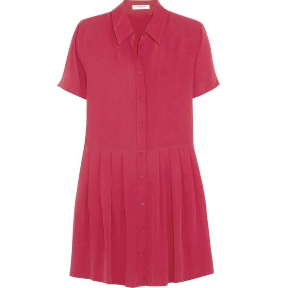 Equipment Naomi Silk Shirt Dress XS
